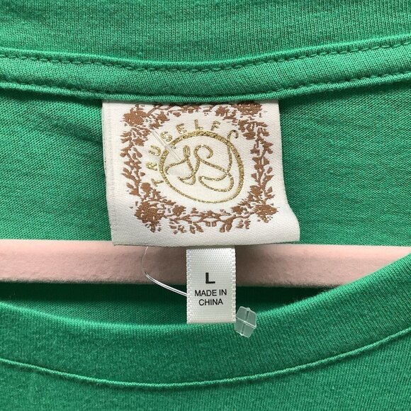 Tru Self Size Large Green Palm Beach Tennis Club T-Shirt. New With Tags - Picture 7 of 8